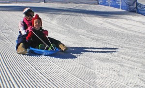Homewood-SnowPlayArea kids sledding
