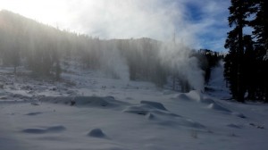 Heavenly ski resort got 2 inches of snow and began making snow this weekend.