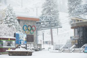 Squaw Valley received 6 inches of snow by Saturday morning.