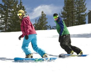 Learn to ski or snowboard lessons at Diamond Peak are this week at 10 a.m. and 2 p.m.