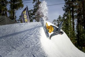 The Northstar terrain park is a popular area for snowboarders looking for some excitement.