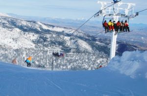 A midsize resort with eight lifts and 60-plus trails, Mt. Rose remains a favorite of the Reno crowd. 