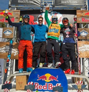 Daron Rahlves, third from right, won the Banzai Tour Super Finals, holding off  runner-up Jesse Maddex, third-place Grant Ketels and Kyle Coxon.