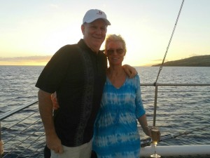 A sunset cruise on the Alii-Nui Maui Royal Feast Dinner Sail is a great way for a couple to spend an evening.
