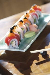 There are a variety of tasty Sushi rolls at the Kai Sushi restaurant, which is located at the Ritz-Carlton in Kapalua.