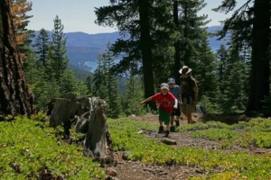 Hiking is a popular summer activity at Northstar California for serious hikers and for families interested in fun endeavor.