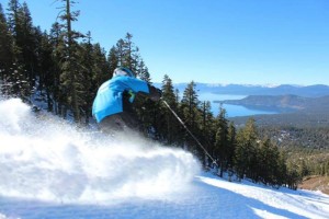 Diamond Peak ski resort offers some gorgeous views of nearby Lake Tahoe.