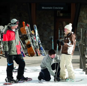 A ski valet is part of the package that guests receive during a winter stay at the Ritz-Carlton, Lake Tahoe.