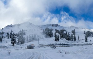 Squaw Valley ski resort in Lake Tahoe and neighboring Alpine Meadows have received a foot of fresh snow this week.