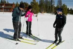 People attending Tahoe Donner's first-ever Winter Festival on Jan. 24 can learn how to cross country ski.
