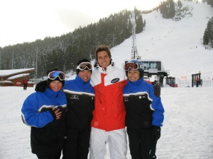 Olympic gold medal winner Jonny Moseley learned to ski at Squaw Valley and is a ski ambassador at Squaw Valley and skis with guest annually over the Christmas holidays.