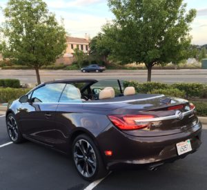 The Buick Cascada coup features a wide, sleek design that possesses definite eye appeal. It has the classic Buick grille, wraparound tail lamps and sculptured sides.