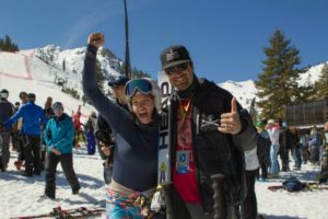 Olympic champion and Squaw Valley native Julia Mancuso hopes to have reason to celebrate when she competes next March in the World Cup event at Squaw Valley.