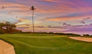 For sheer beauty, it's tough to beat the No. 5 hole on the Ka'anapali Royal course in Maui.