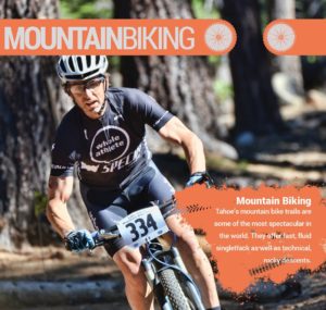 The North Lake Tahoe campaign covers mountain biking, paddleboarding, SUP Yoga, disc golf, hiking, aerial fabrics and road biking.