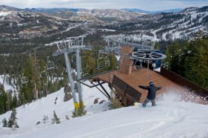 Crow's Nest is a scenic area at Sugar Bowl that attracts expert skiers and riders. Sugar Bowl is scheduled to open Friday, Nov. 25.