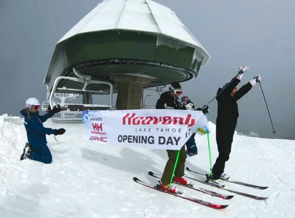 Heavenly ski resort opening November 27
