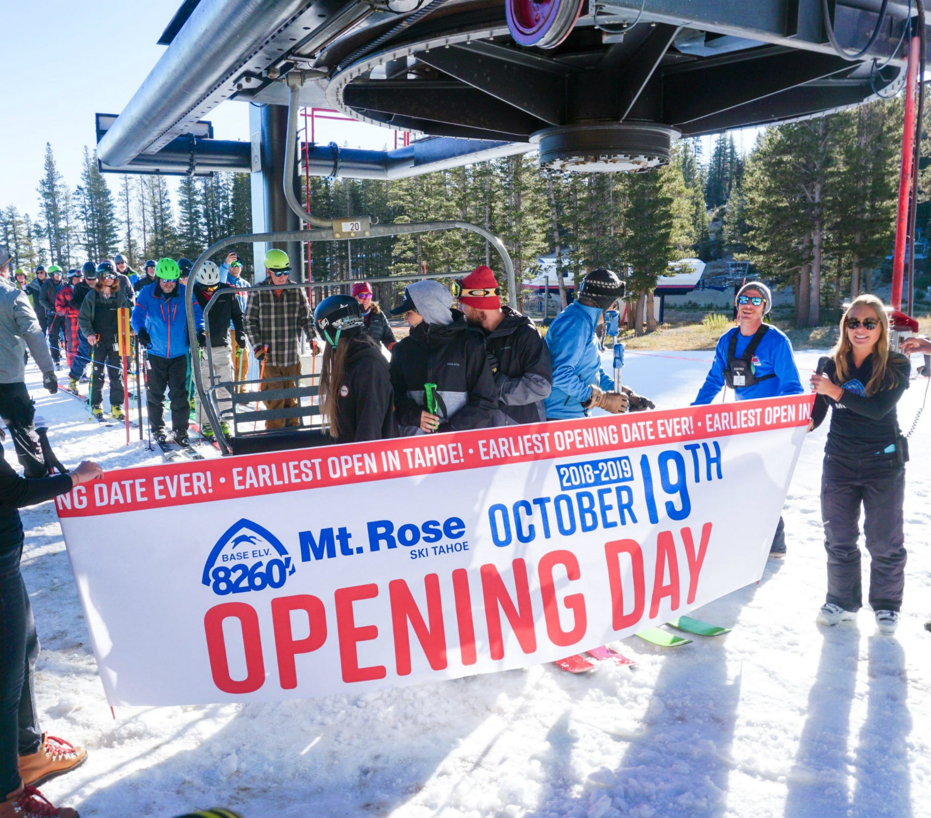 Opening dates Tahoe ski resorts