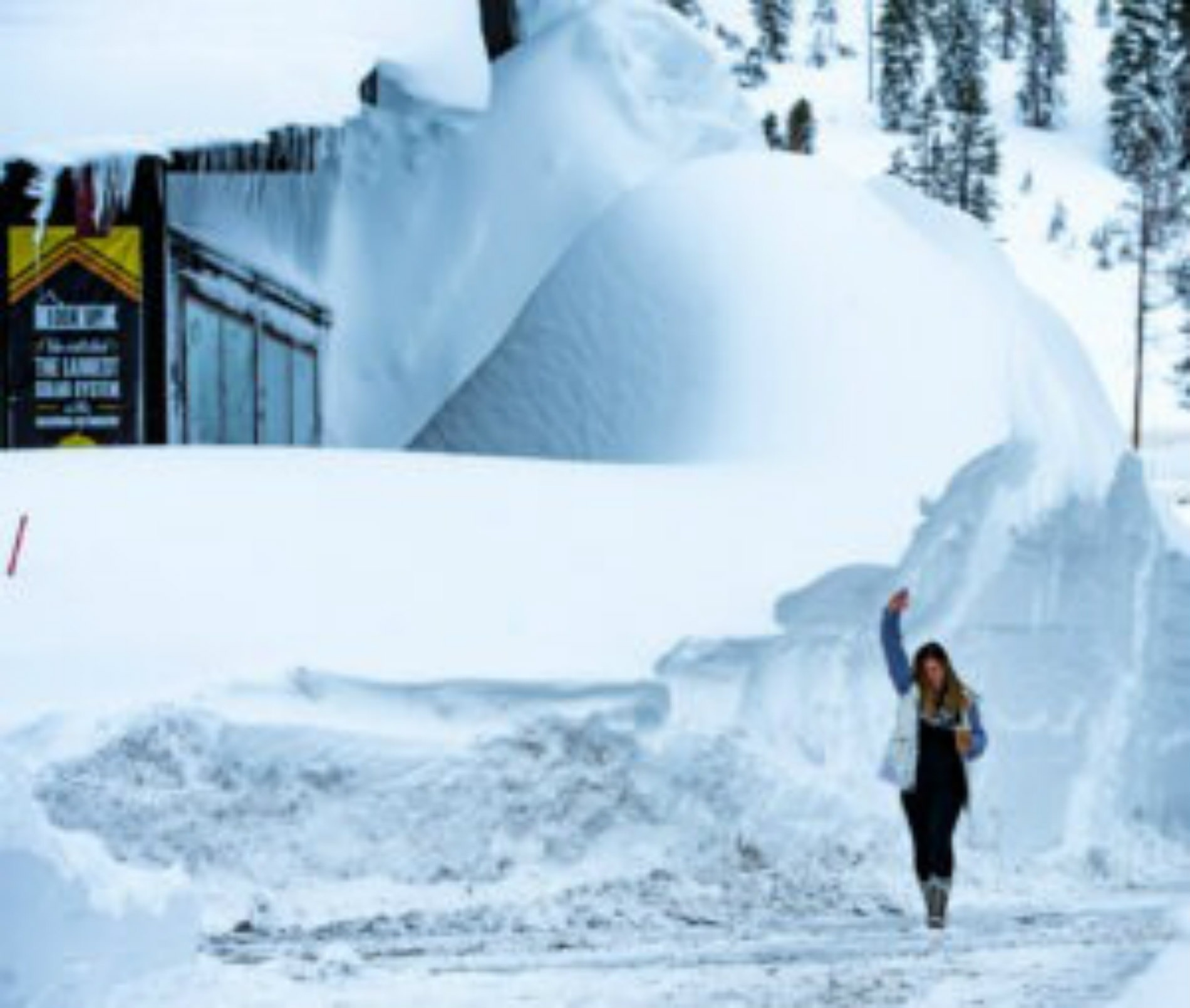 Snow records fall at Tahoe ski resorts