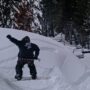 Heavy snowfall at Tahoe ski resorts