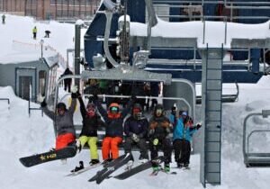 Thanks to 20 inches of fresh snow Thursday, there was plenty of reasons to be rejoicing today at Mt. Rose ski resort.